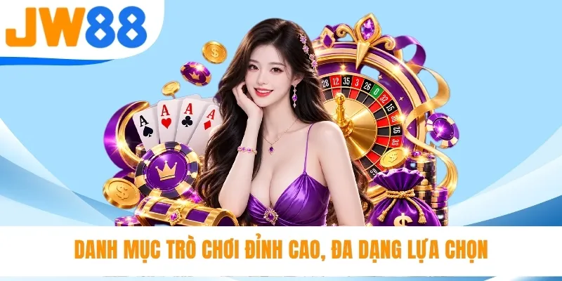 Danh mục trò chơi đỉnh cao, đa dạng lựa chọn