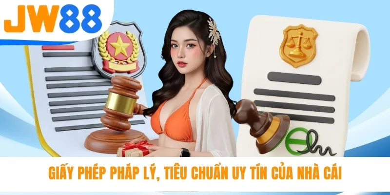 Giấy phép pháp lý, tiêu chuẩn uy tín của nhà cái